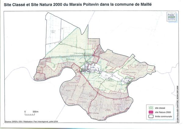 Plan de la Commune de Maillé