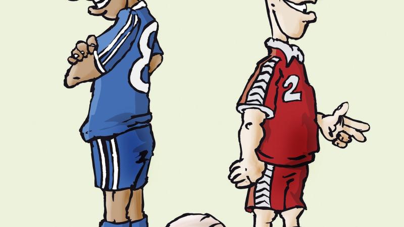 Carricature foot